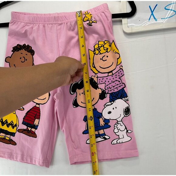 Peanuts Pink Lounge Shorts Featuring Charlie Brown & Friends - Picture 2 of 9